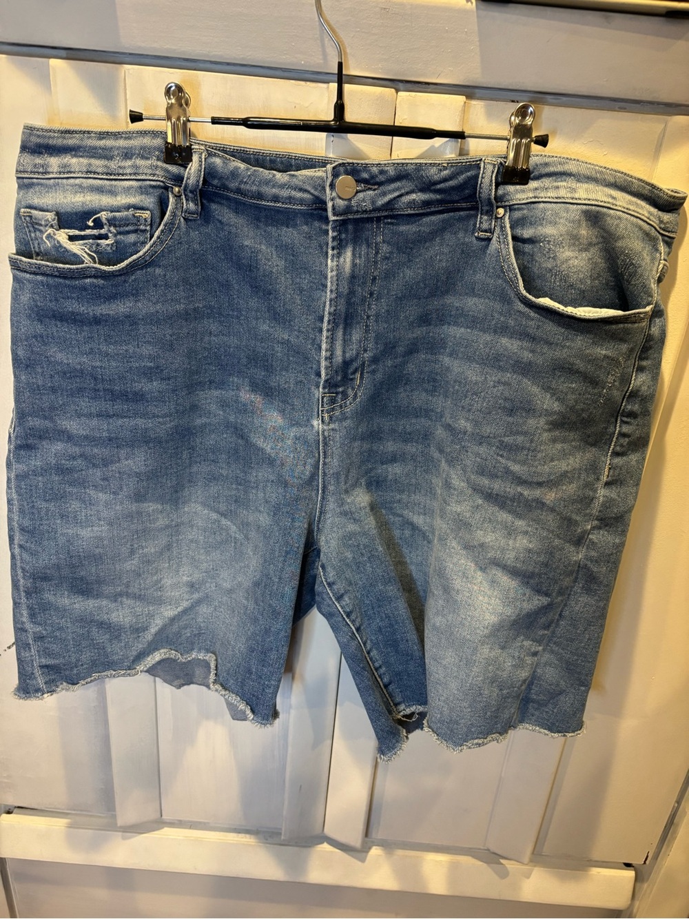 Classic Blue Denim Jean Shorts
